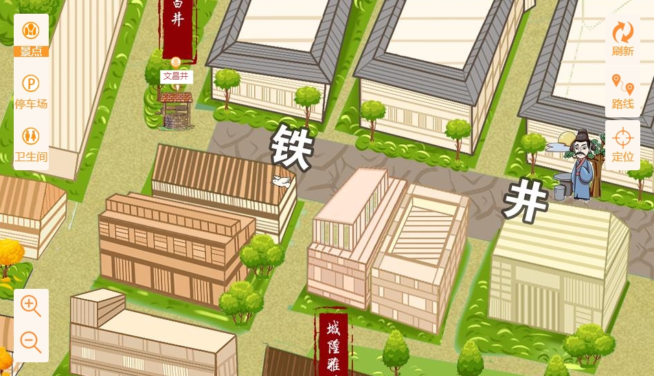 绥江智慧景区：手绘地图与语音导览的完美融合