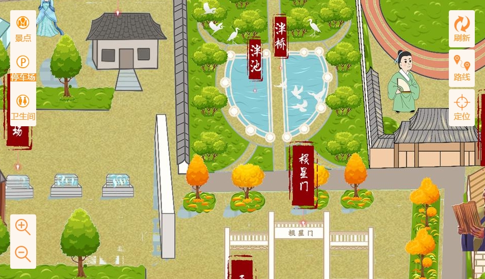 绥江手绘地图景区语音讲解导览系统：智慧景区建设的基石